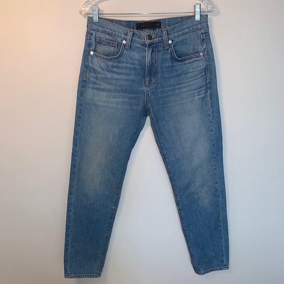 Veronica Beard Benzi Girlfriend Jean Mid Rise Beacon Ranch Blue 25 - Picture 2 of 15